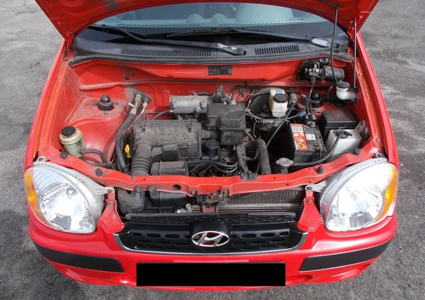 Hyundai Atos cena 4900 przebieg: 149260, rok produkcji 2004 z Łomża małe 232